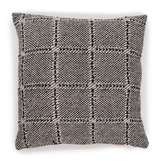Púðaver - Köflótt 40×40 cm | Indverskt Geometrískt Mynstur