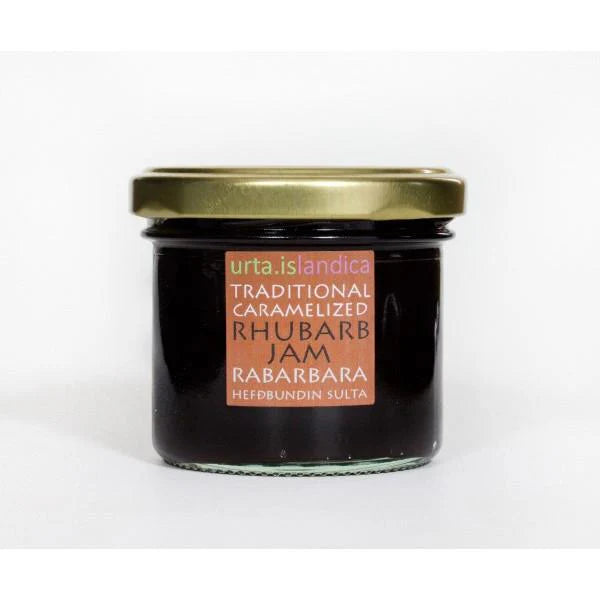 Rabarbarasulta úr lífrænum íslenskum rabarbara