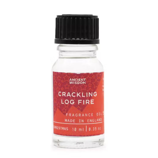 Crackling Log Fire – hlýr ilmur af viði og reykelsi