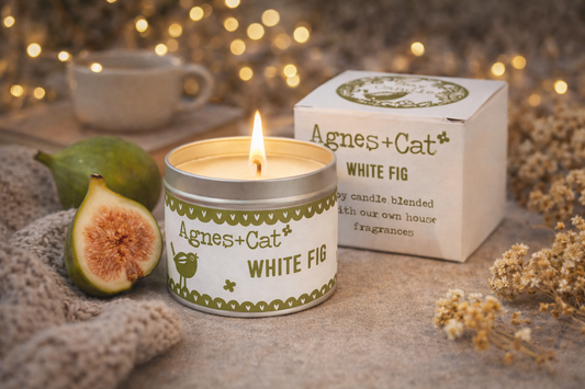 Sojavax kerti í dós - White Fig
