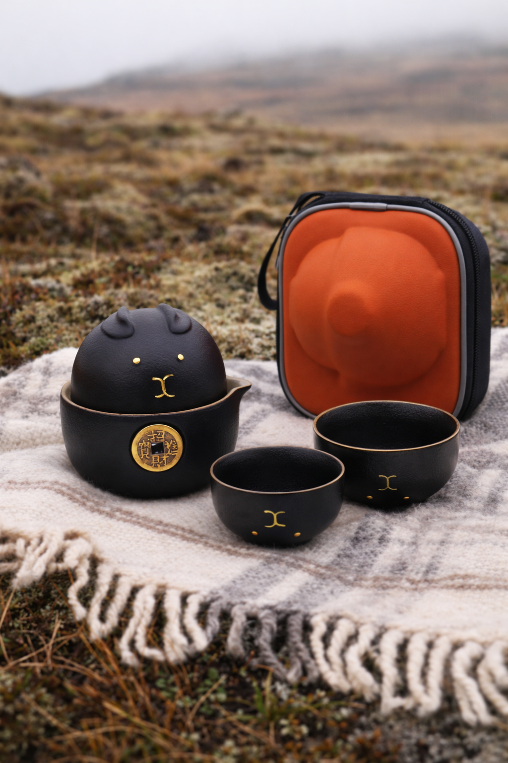 The Money Cat Tepotta-sett, svart