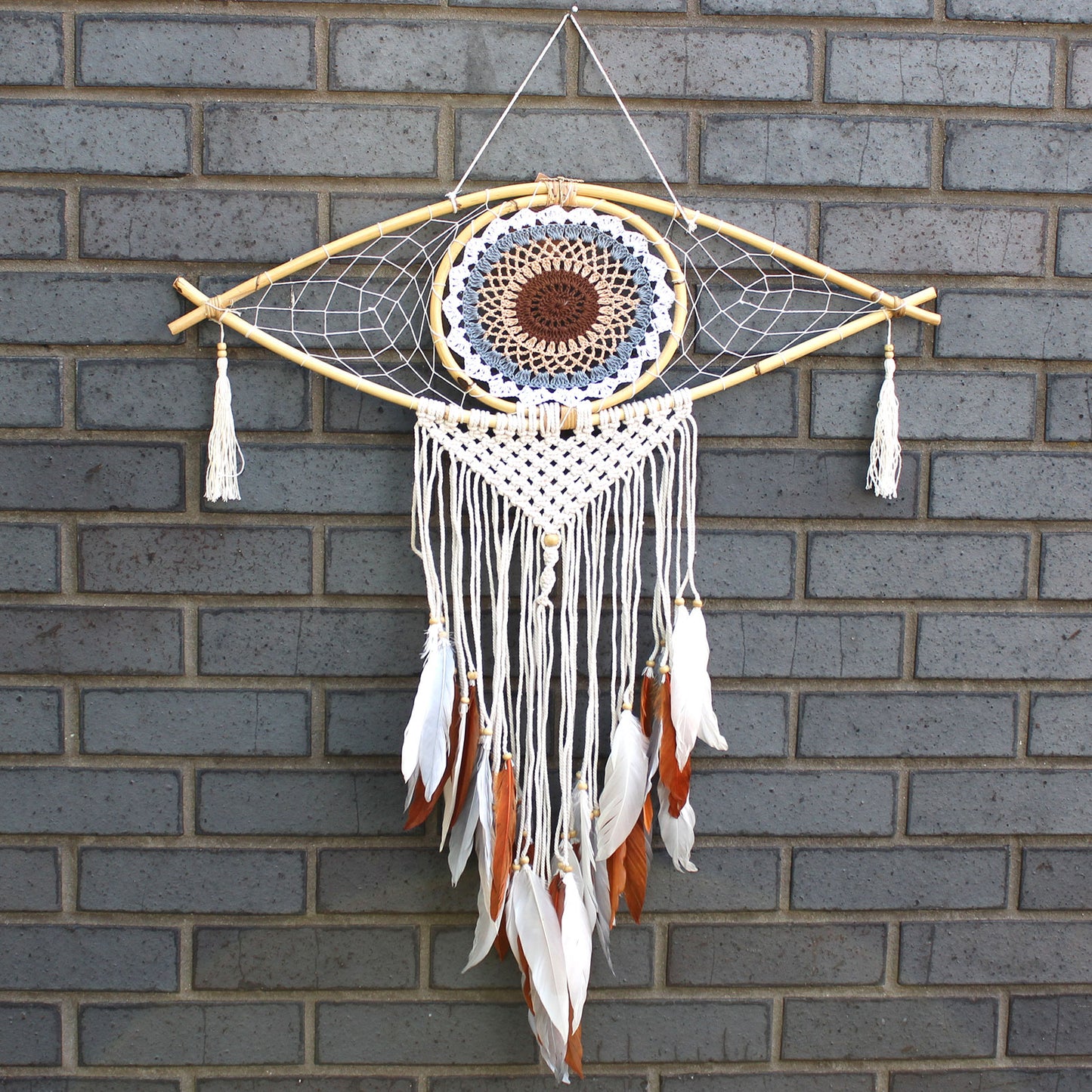 Draumafangari með evil eye - Vernd, friður og góðir draumar