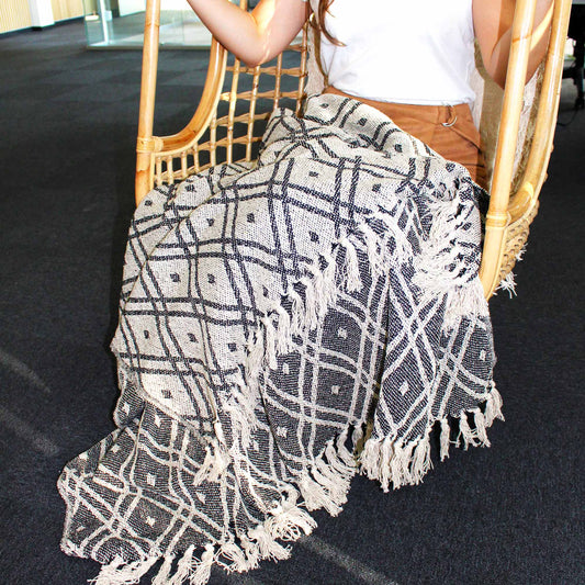 Boho Comfort teppi – stíll, hlýja og afslöppun í einu teppi