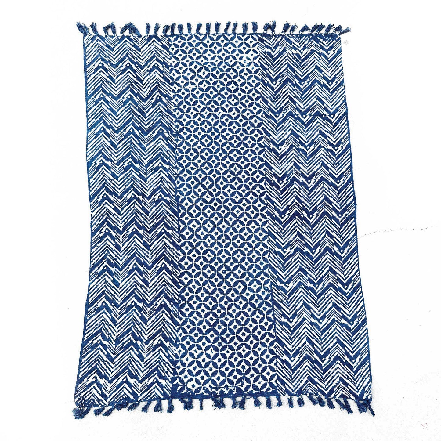 Handgerð Indigo teppi 170*120 cm