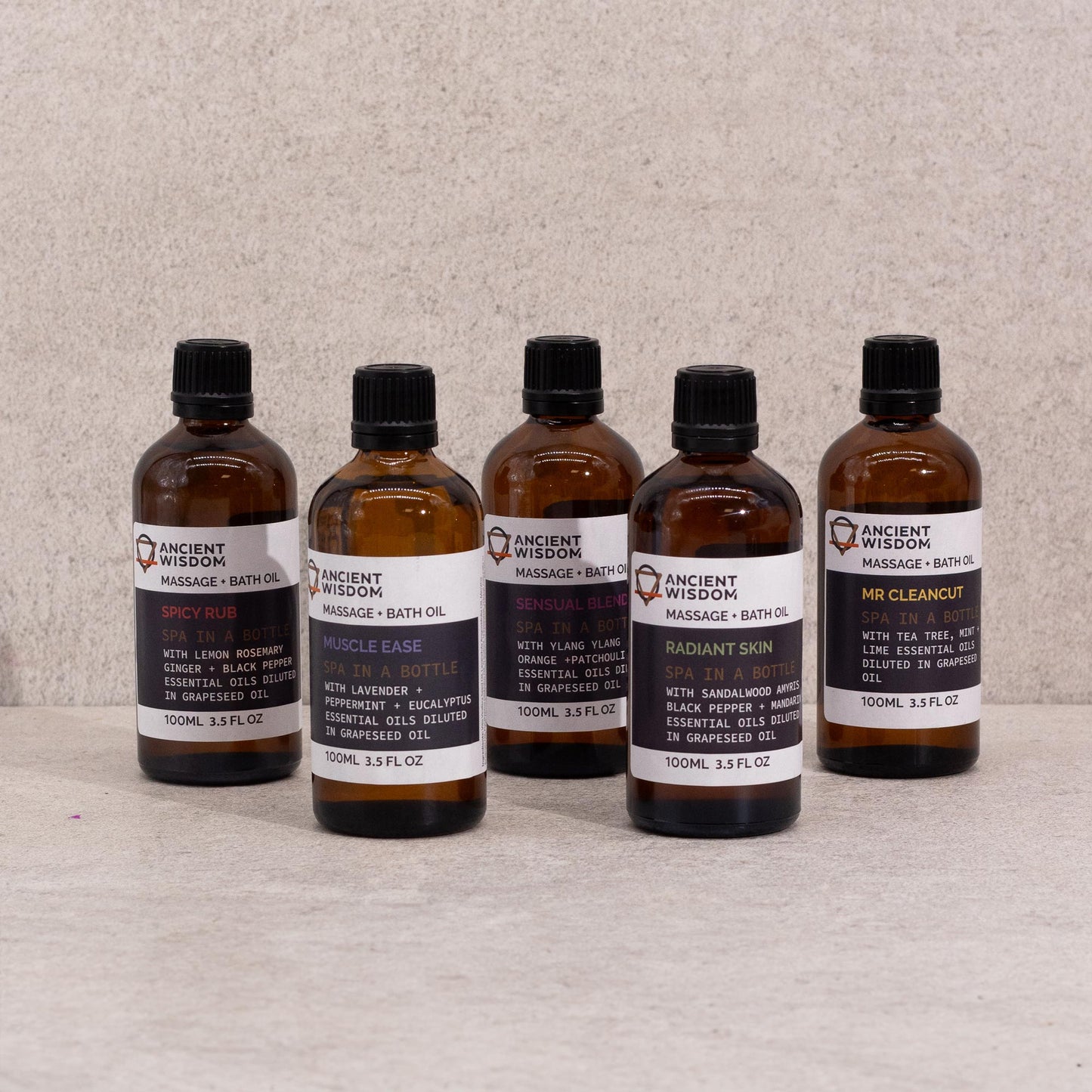 Bað og nuddolía - Róandi blanda 100 ml