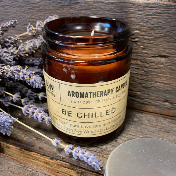 Ilmkerti úr Sojavaxi – Lavender & Fennel (Be Chilled)