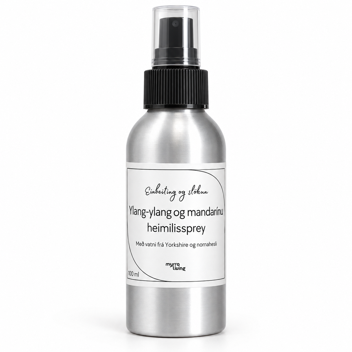 Ilmsprey með ylang-ylang og mandarínu - Einbeiting og slökun