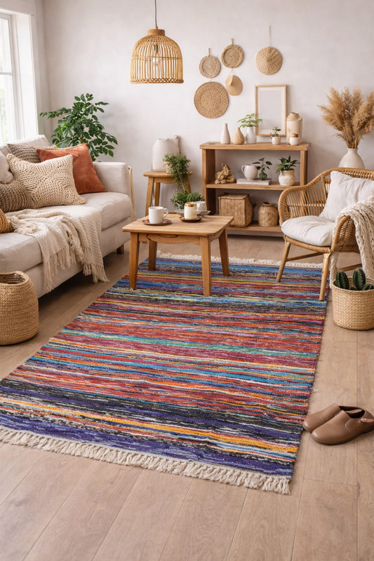 Inversk Rag motta úr endurunnu efni tvær stærðir