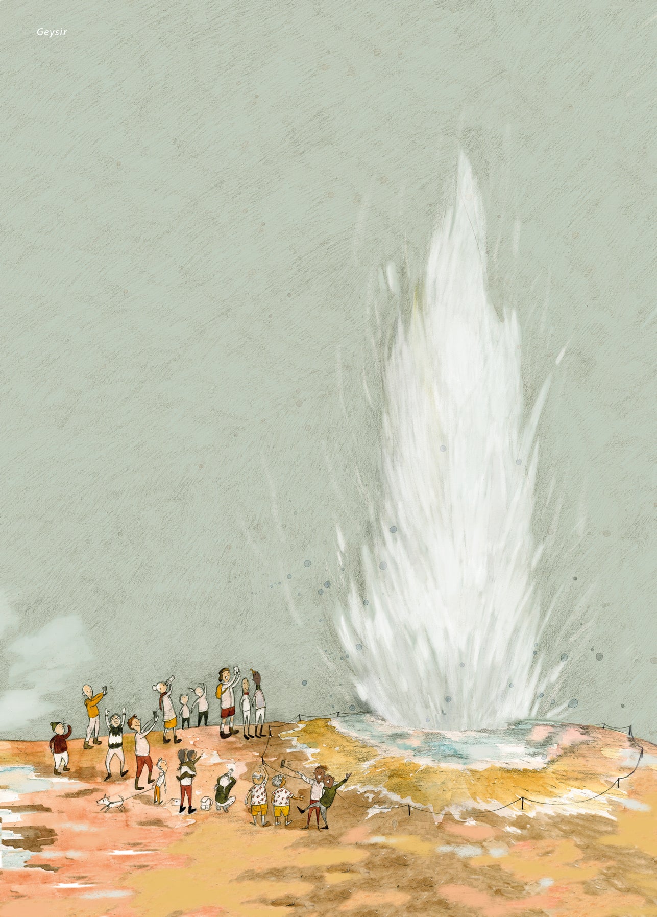 Kort Geysir - Linda Ólafsdóttir