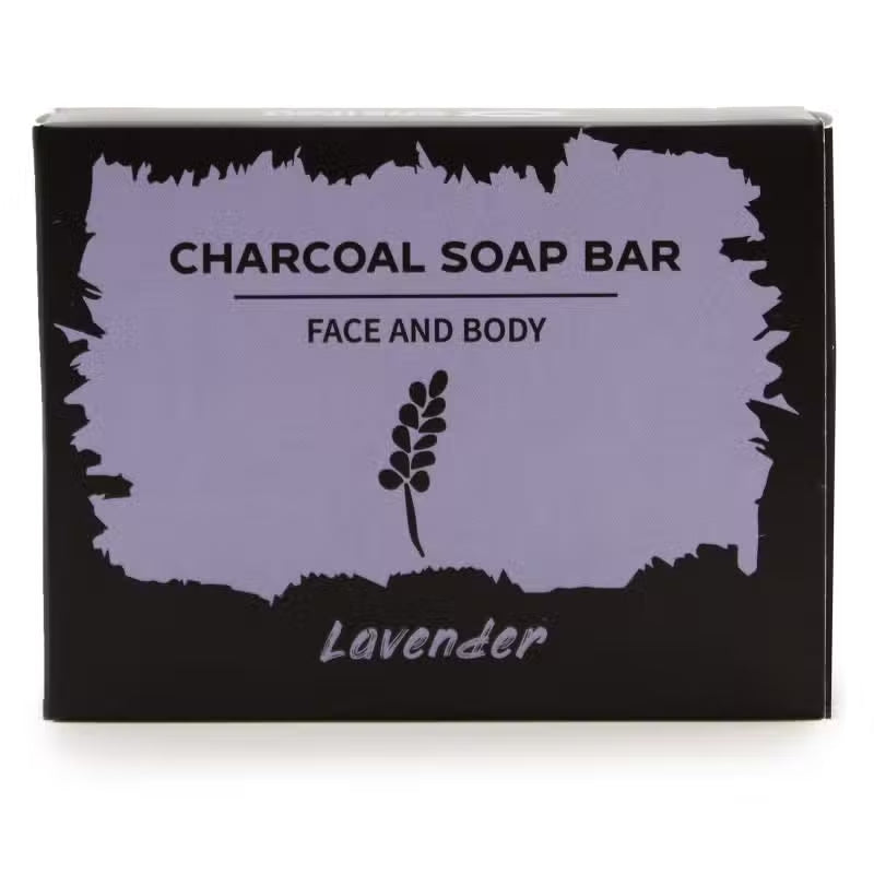 Handgerð kolasápa með lavender