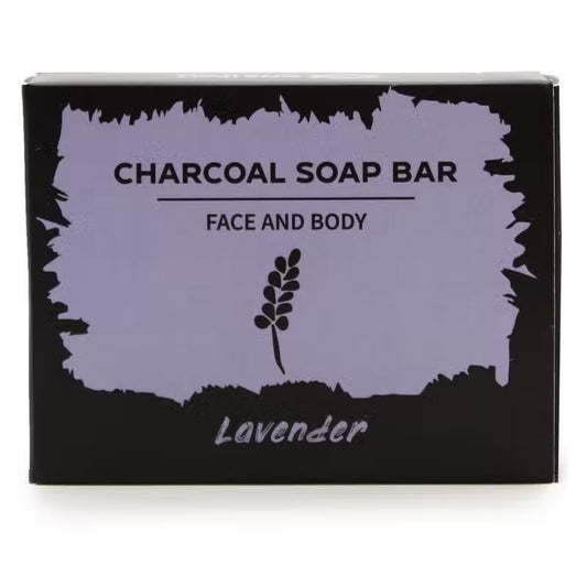 Handgerð kolasápa með lavender
