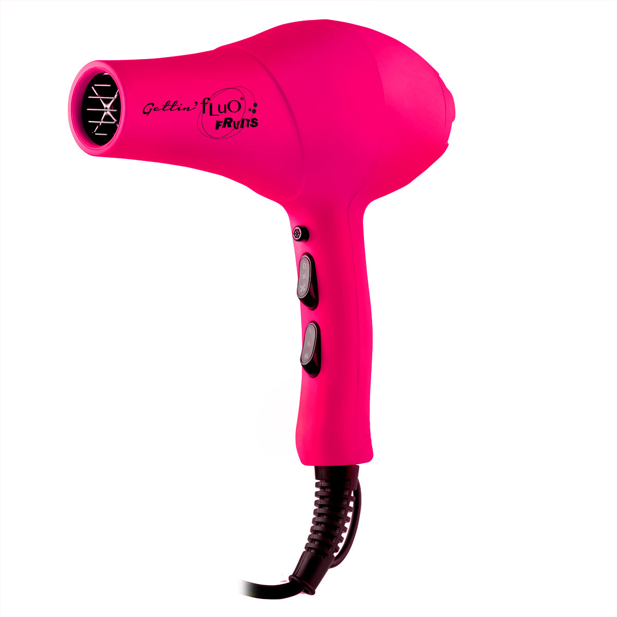 Gettin'Fluo Fruits hárblásari – Bleikur (pink)