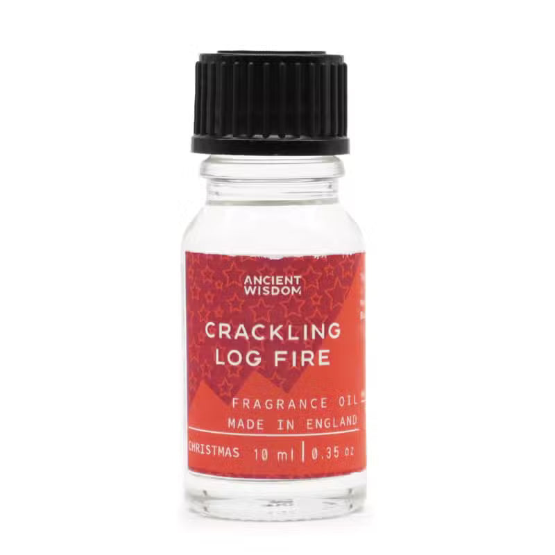 Crackling Log Fire – hlýr ilmur af viði og reykelsi