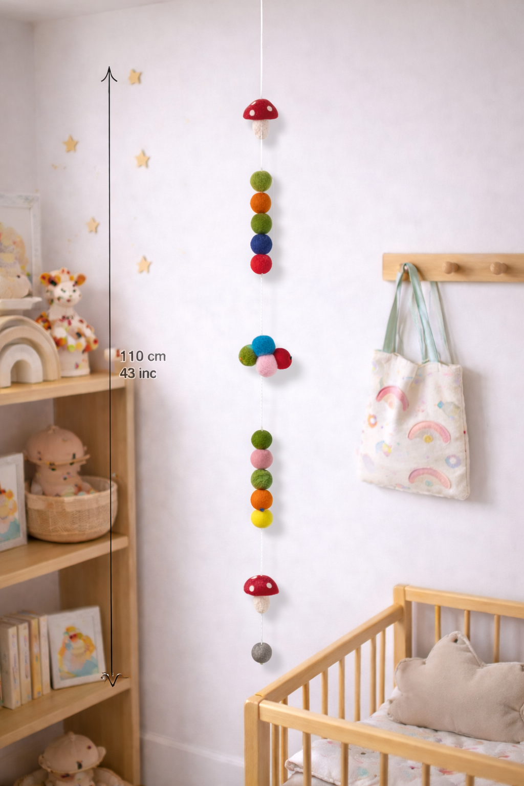 Handgert veggskraut í barnaherbergið