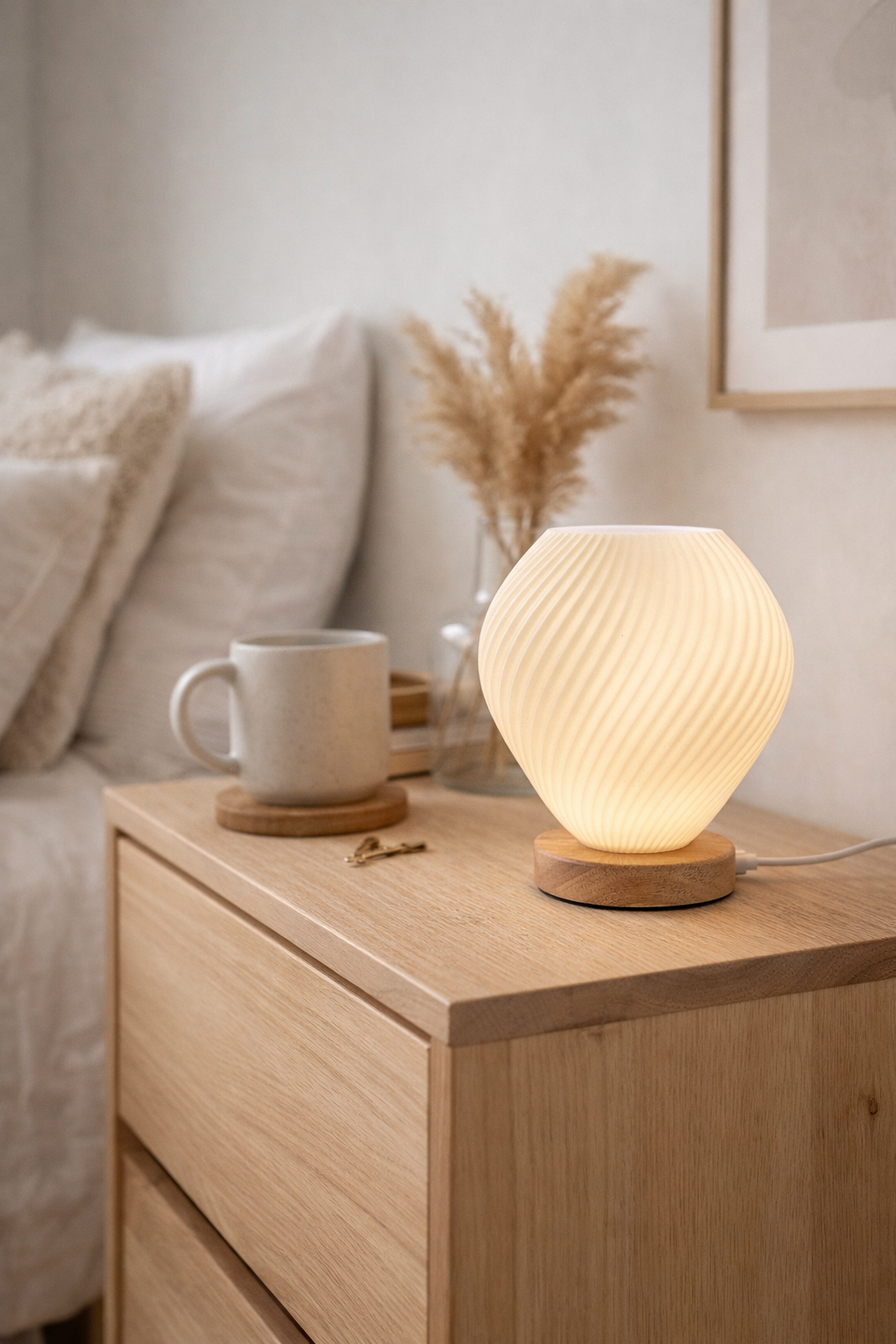 New Wave lampi - Shell Twisted