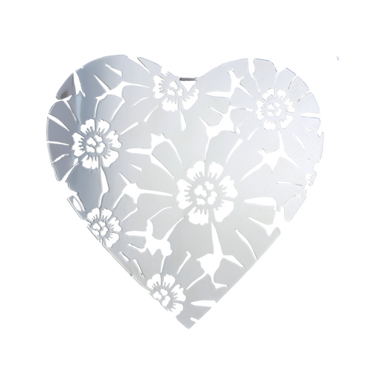 Hjarta - Silfrað villiblóm