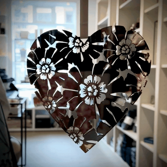 Hjarta - Silfrað villiblóm