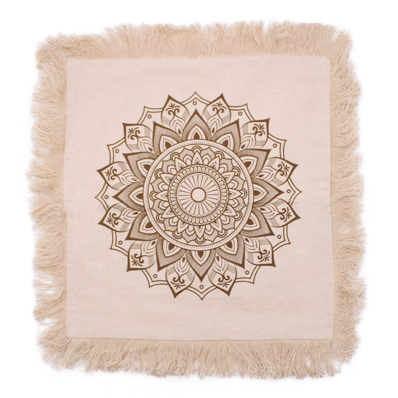 Púðaver - mandala brons 30*50 cm og 50*50